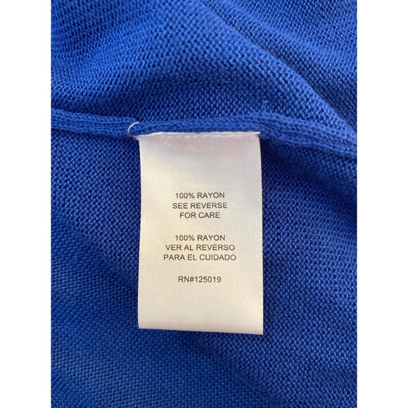 Joseph A Sleeveless Knit Sweater Vest Size XL Royal Blue Versatile Stylish - Picture 6 of 12